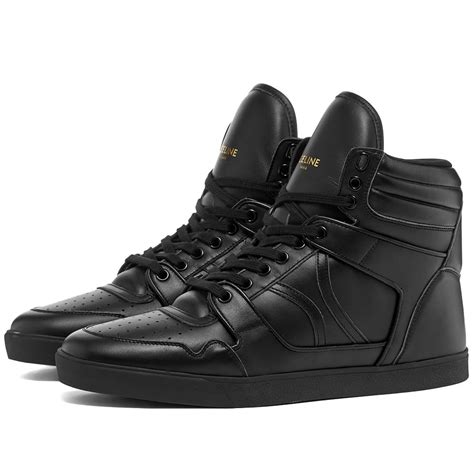 black celine sneakers|celine high top sneakers.